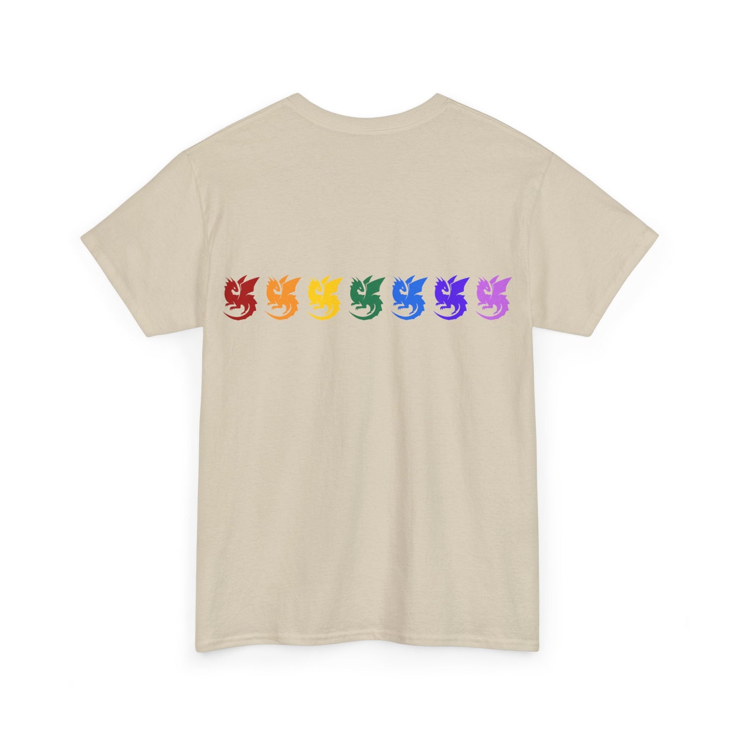 Rainbow Dragons Unisex Heavy Cotton Tee