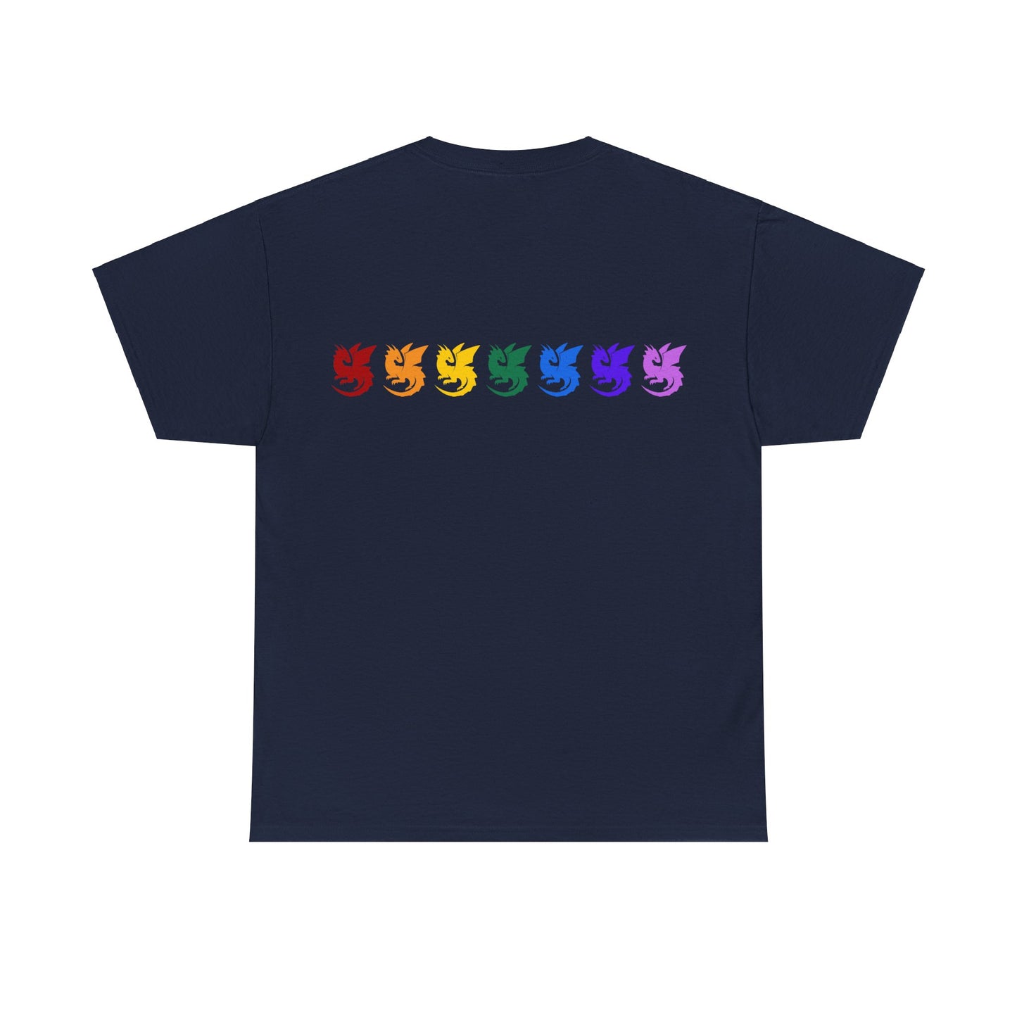 Rainbow Dragons Unisex Heavy Cotton Tee