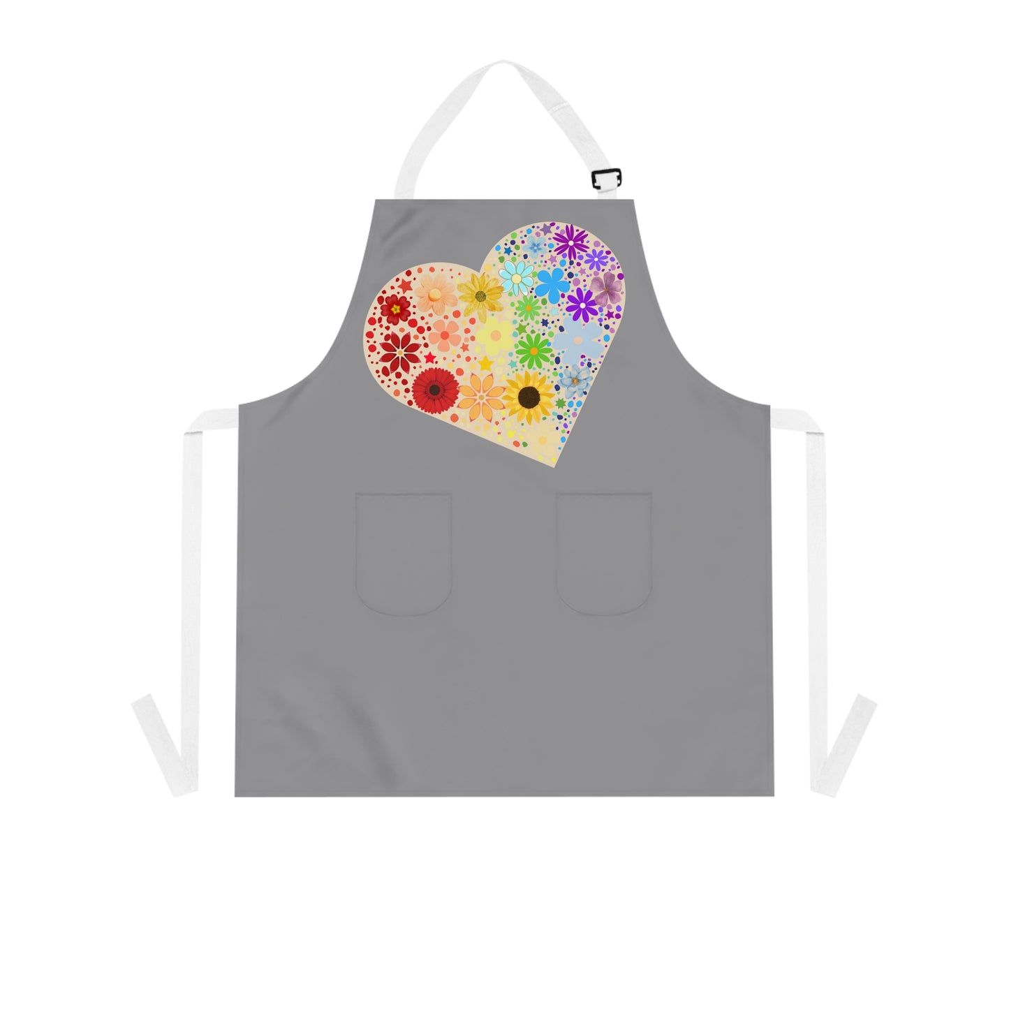 Heart of flowers Apron