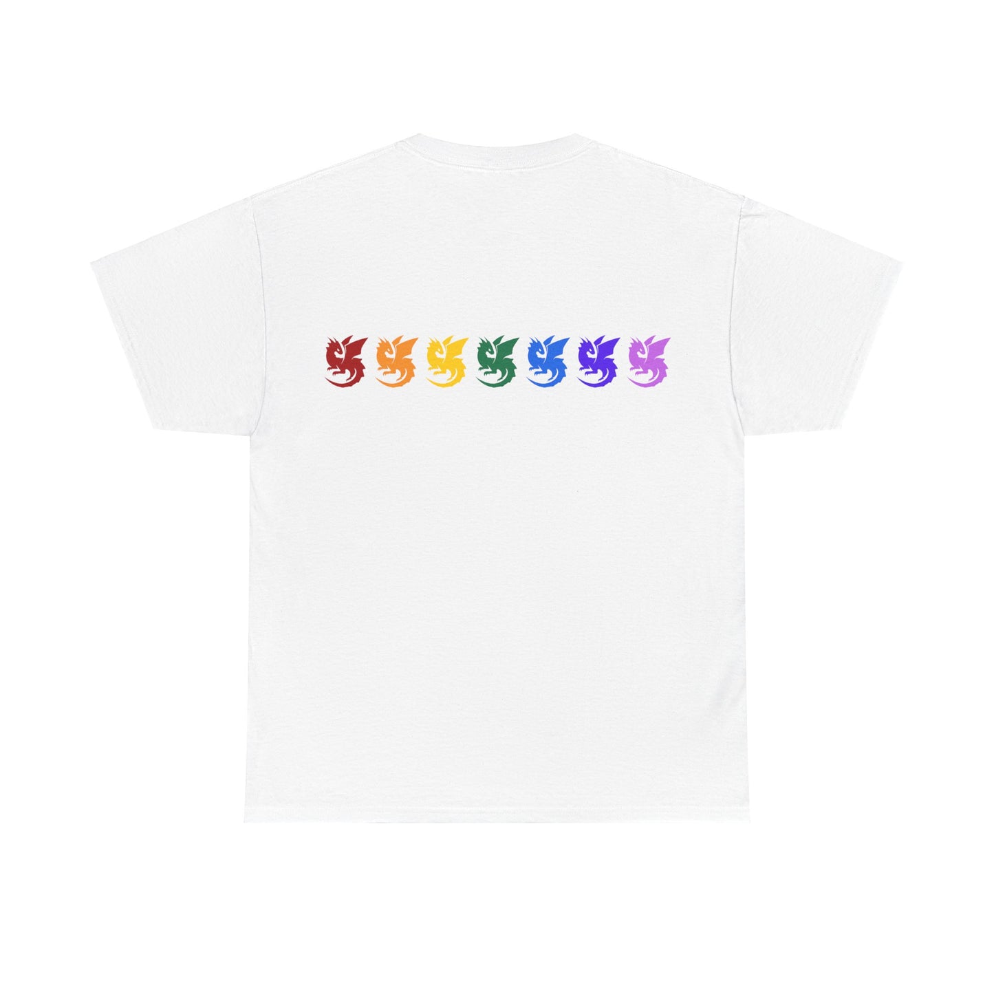 Rainbow Dragons Unisex Heavy Cotton Tee