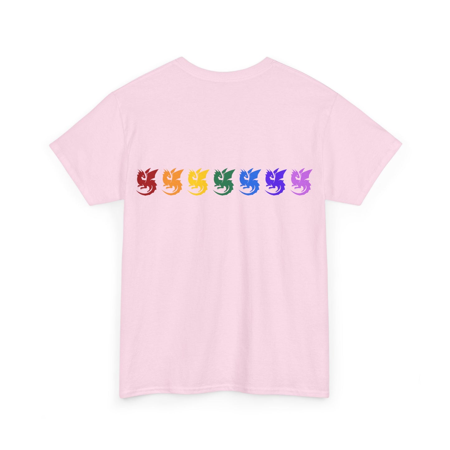 Rainbow Dragons Unisex Heavy Cotton Tee