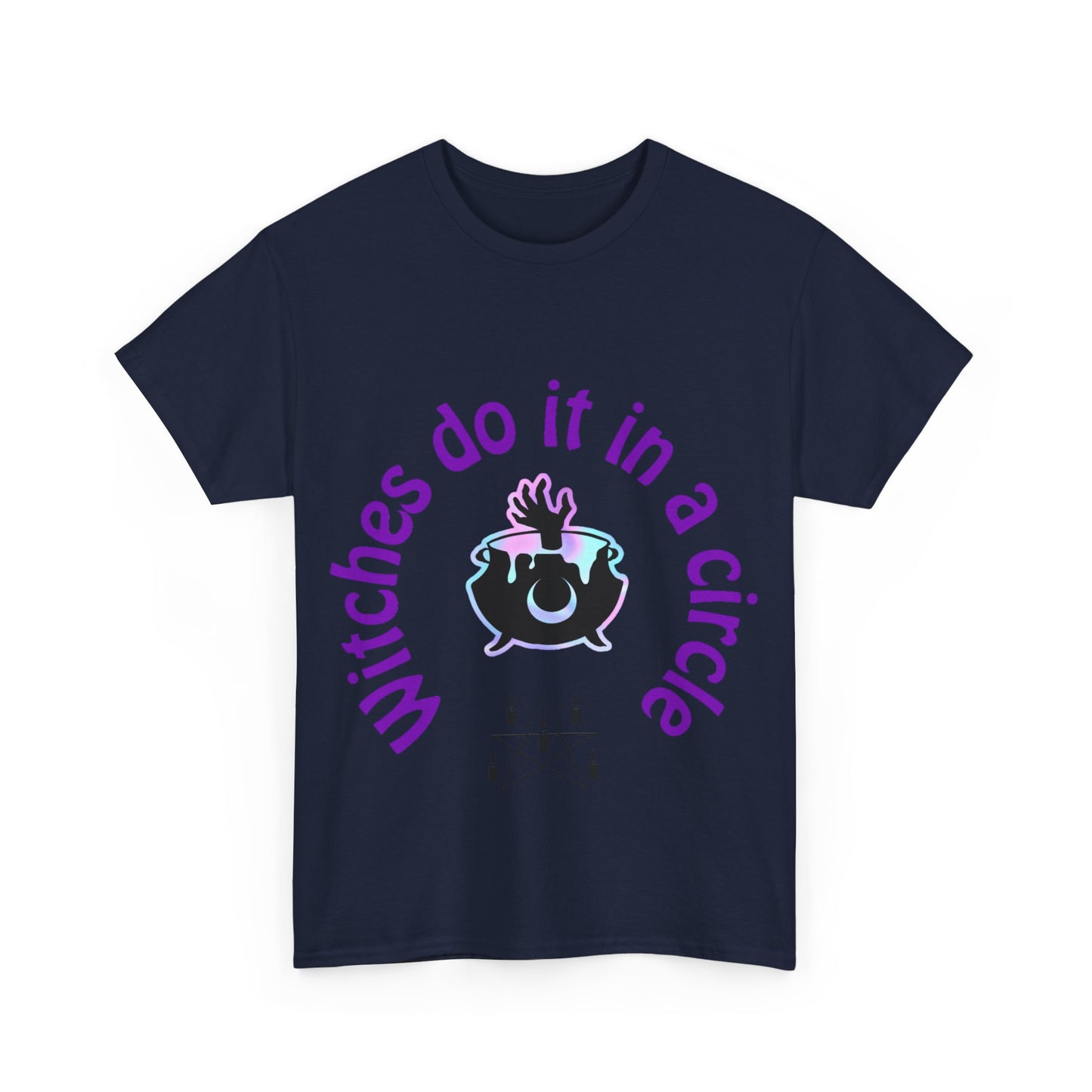 Witches do it in a Circle Unisex Heavy Cotton Tee