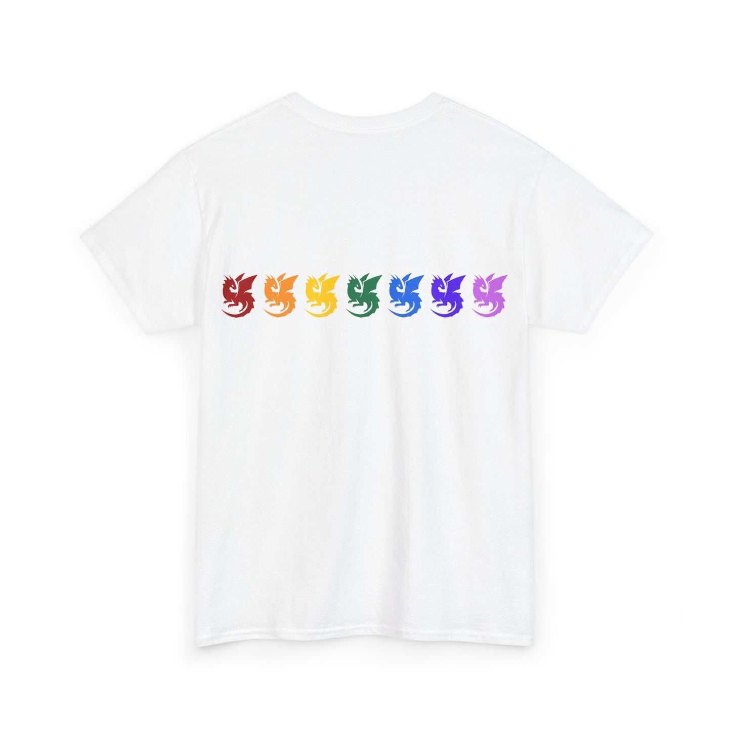 Rainbow Dragons Unisex Heavy Cotton Tee