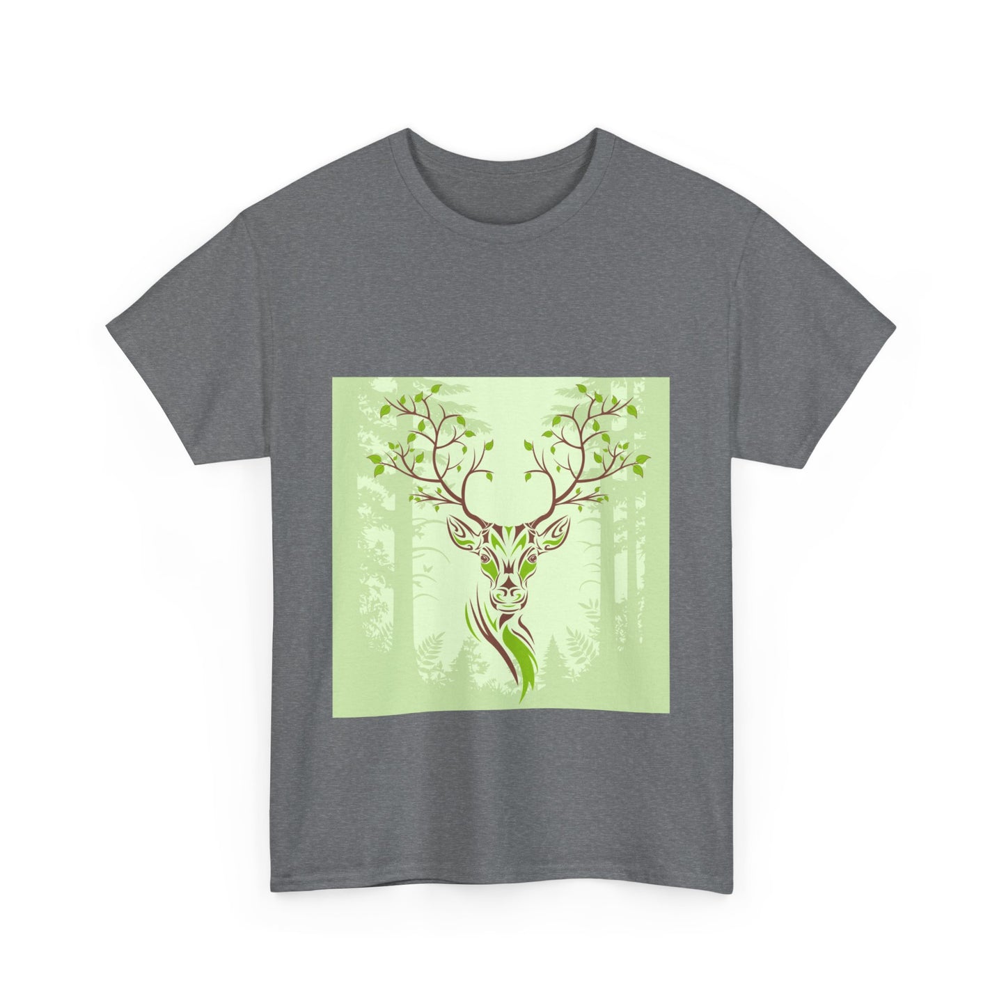 Forest Stag Unisex Heavy Cotton Tee