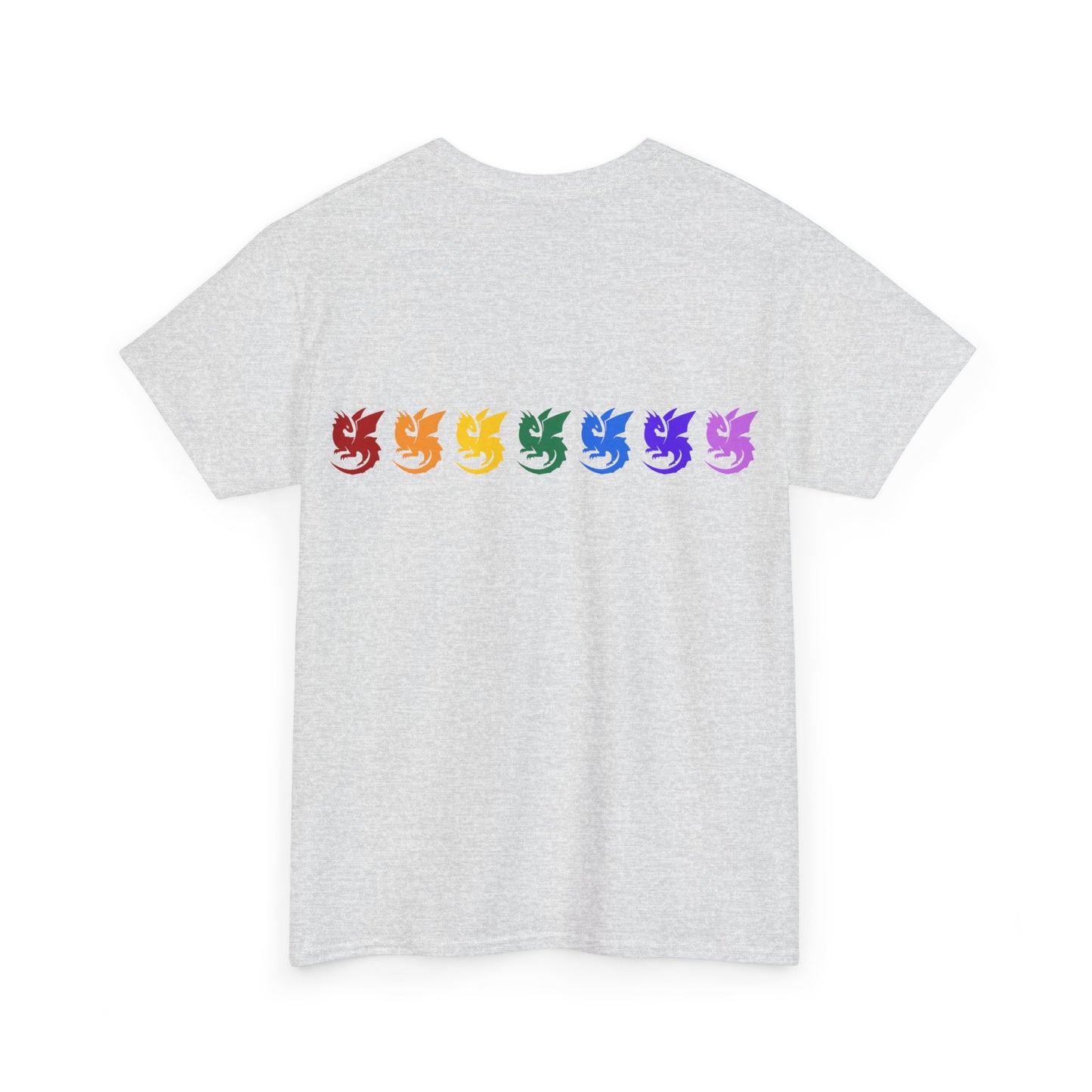 Rainbow Dragons Unisex Heavy Cotton Tee