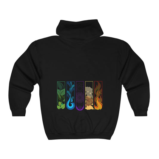 Vertical Elements Unisex Heavy Blend™ Full Zip Hooded Sweatshirt