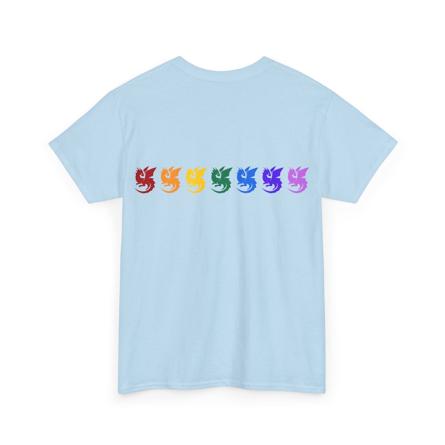 Rainbow Dragons Unisex Heavy Cotton Tee