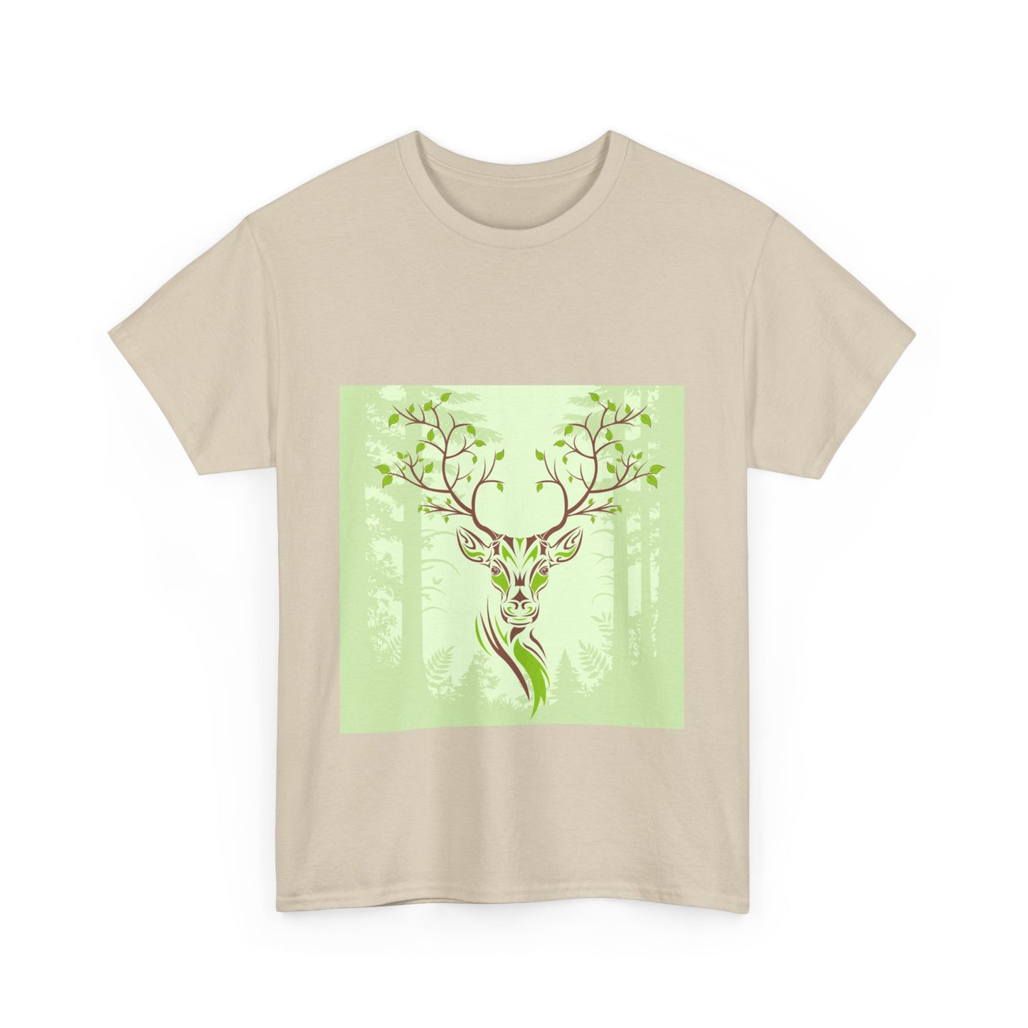 Forest Stag Unisex Heavy Cotton Tee