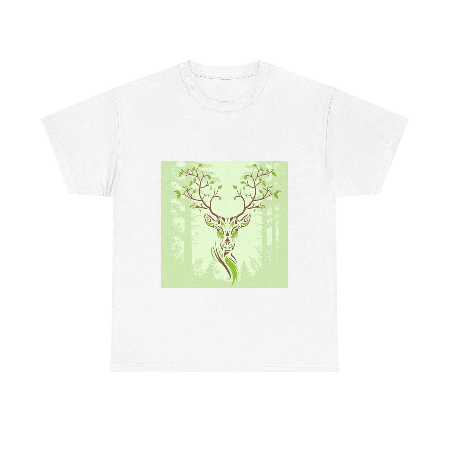 Forest Stag Unisex Heavy Cotton Tee