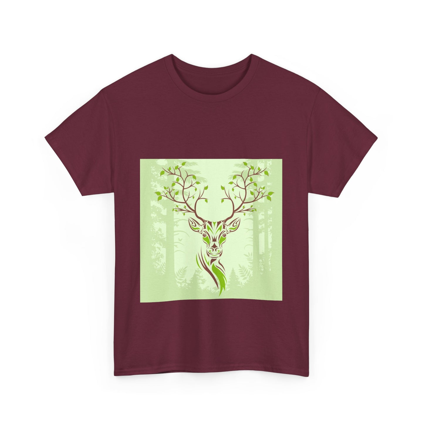 Forest Stag Unisex Heavy Cotton Tee