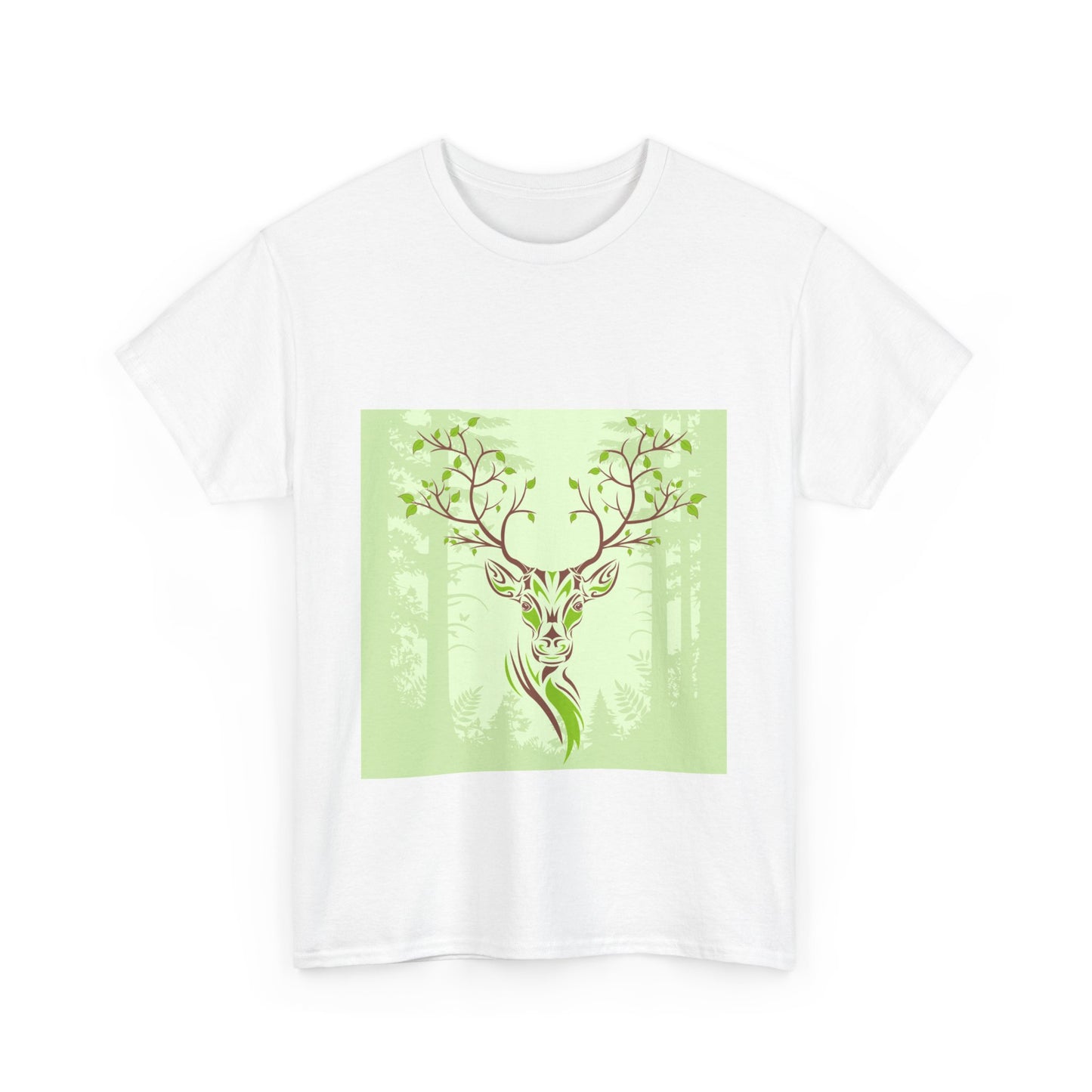 Forest Stag Unisex Heavy Cotton Tee