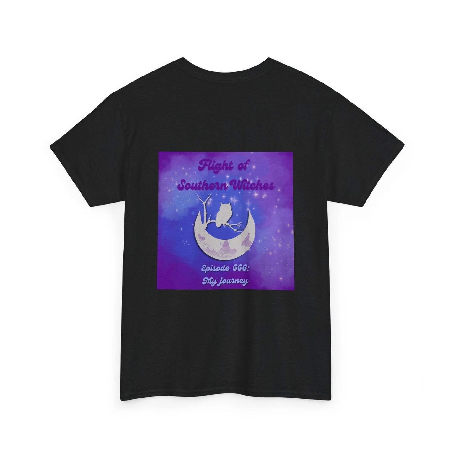 Flight of Southern Witches Podcast B design Unisex Heavy Cotton Tee