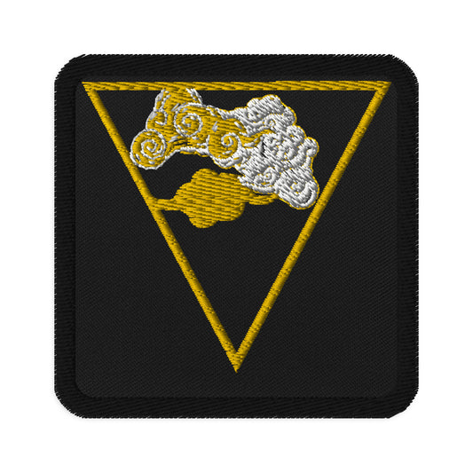 Air Elemental Symbol Embroidered patch