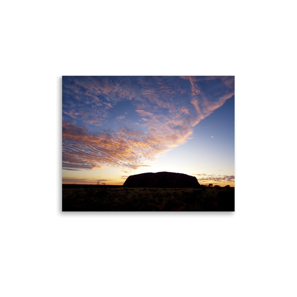 Sunrise at Uluru Poster