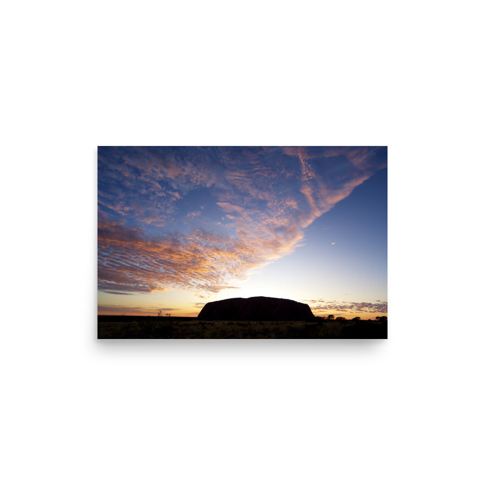 Sunrise at Uluru Poster