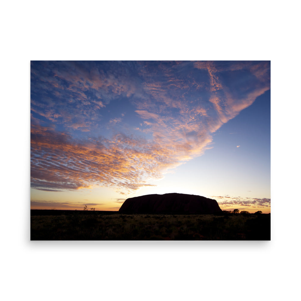 Sunrise at Uluru Poster