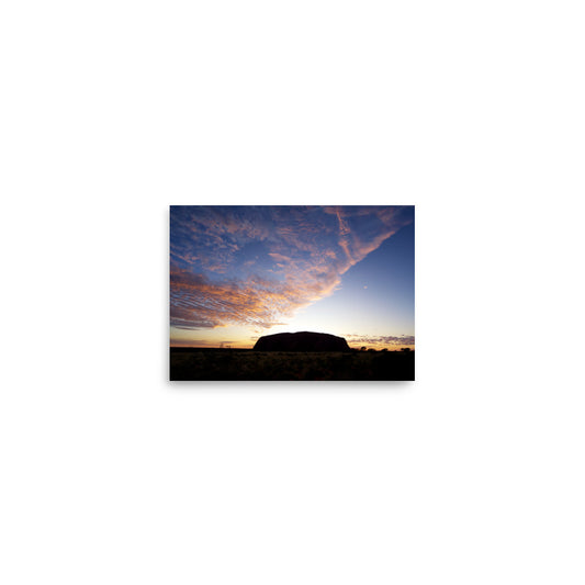 Sunrise at Uluru Poster