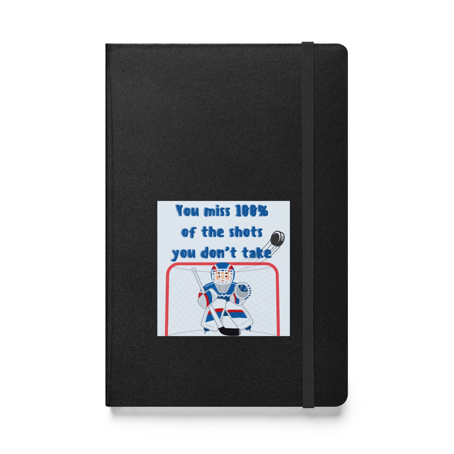 Take the Shot Hardcover bound notebook