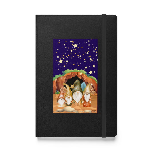 Earthbound gnomes Hardcover bound notebook