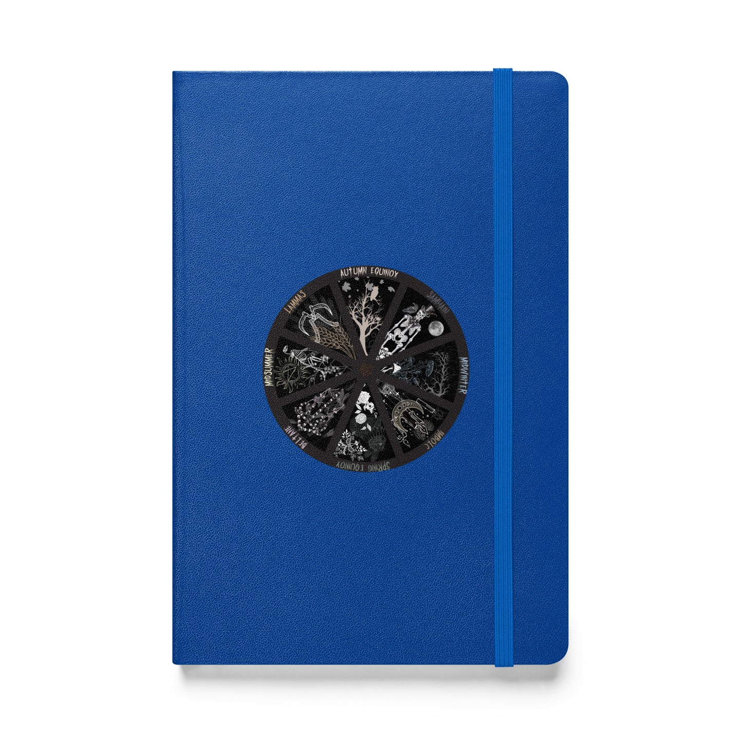 Macabre Wheel of the year Hardcover bound notebook