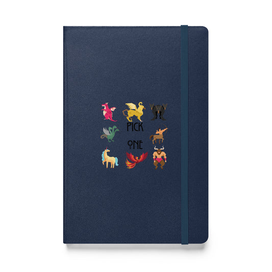 Pick one Hardcover bound notebook