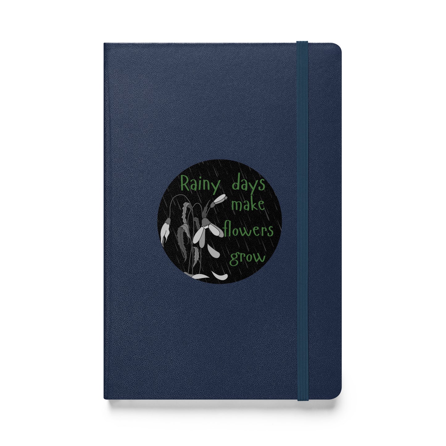 Rainy days Hardcover bound notebook