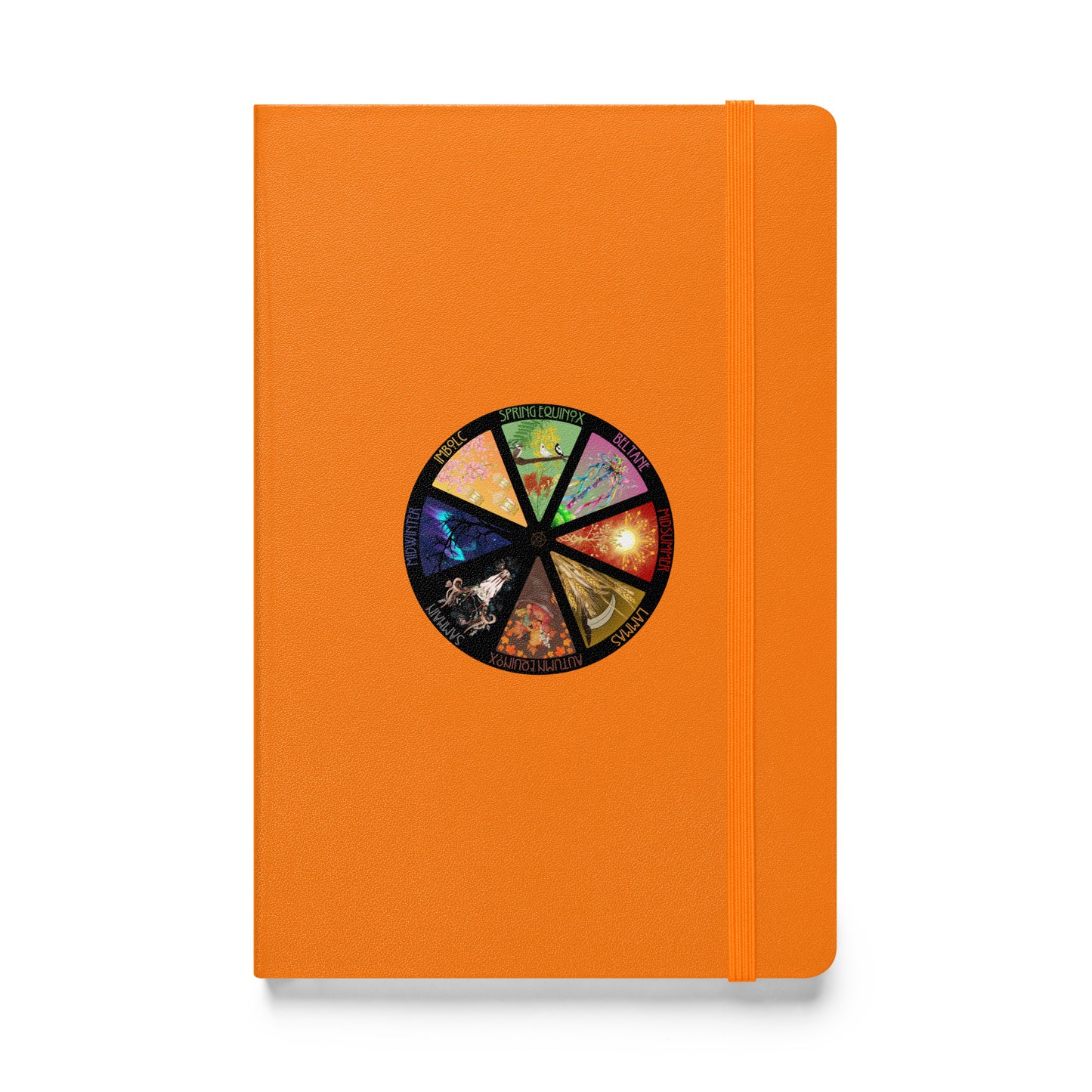 Wheel of the Year Hardcover bound notebook