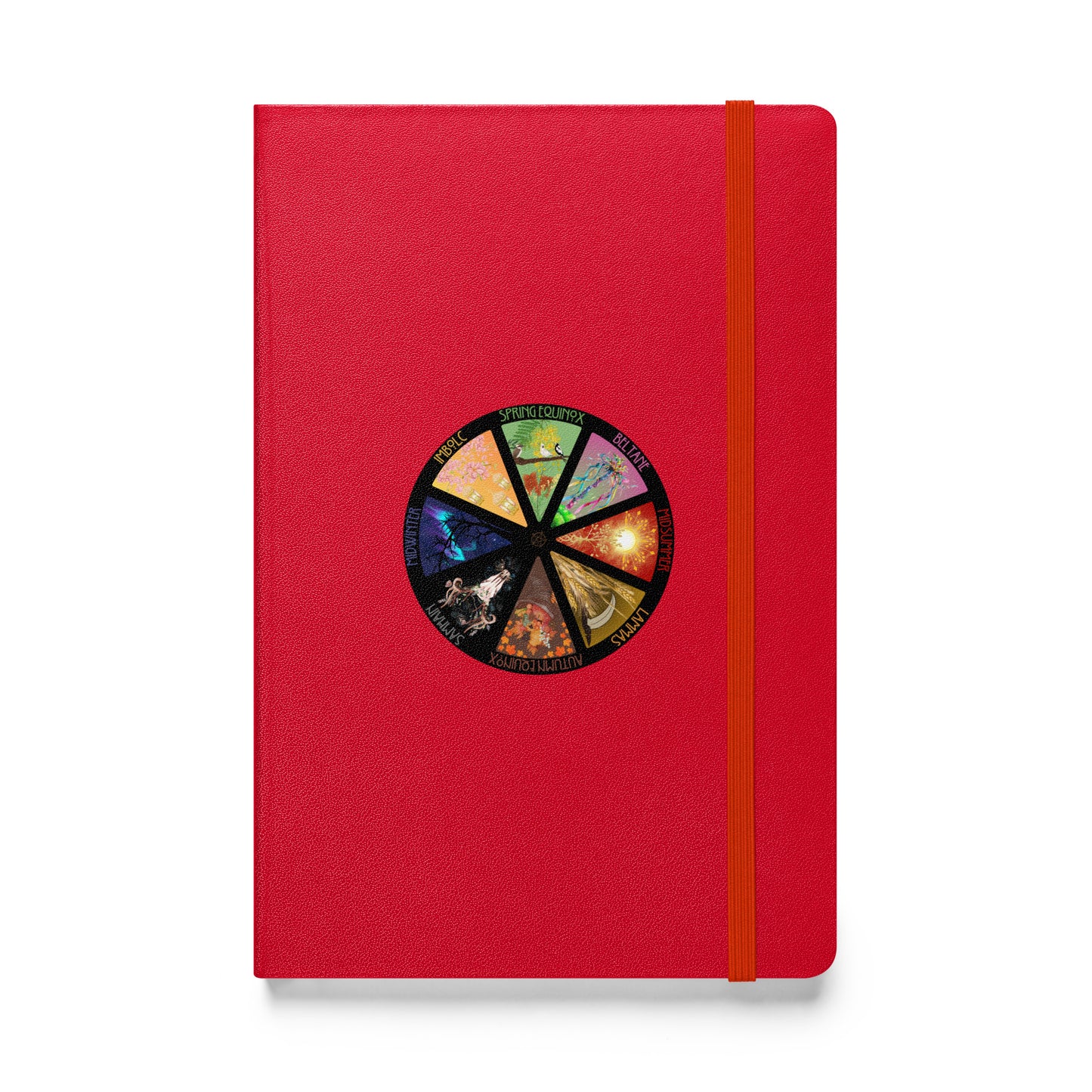 Wheel of the Year Hardcover bound notebook