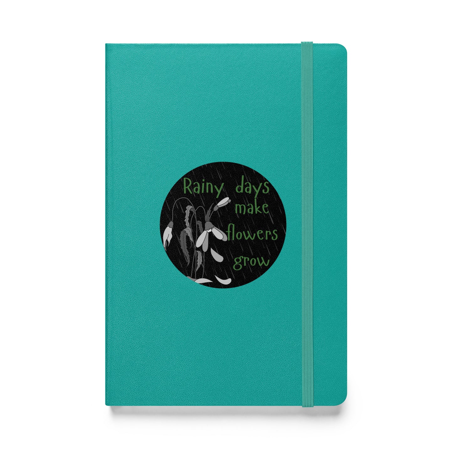 Rainy days Hardcover bound notebook