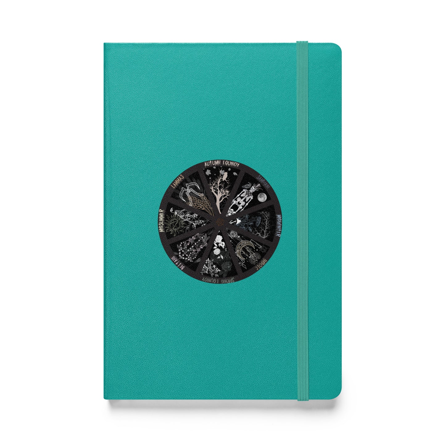 Macabre Wheel of the year Hardcover bound notebook