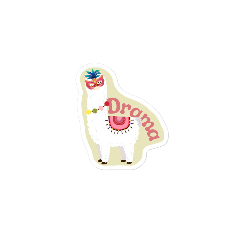 Drama llama sticker