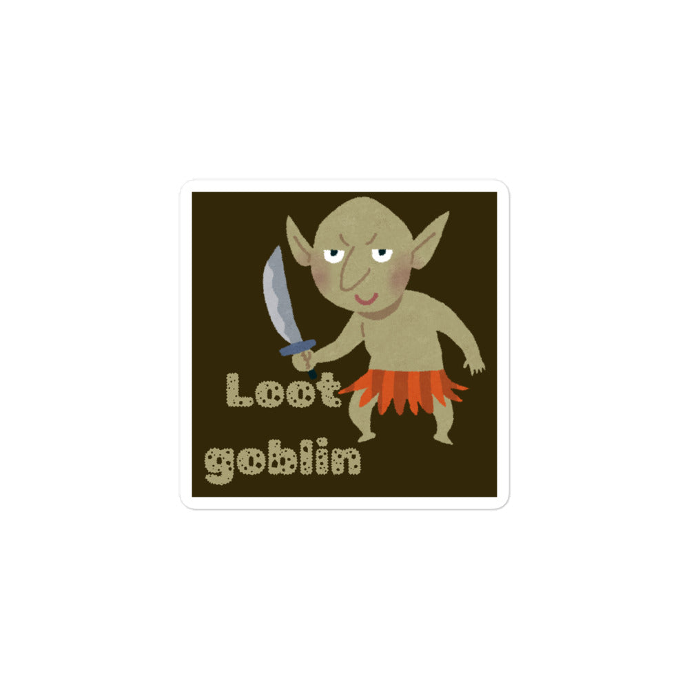 Loot goblin sticker