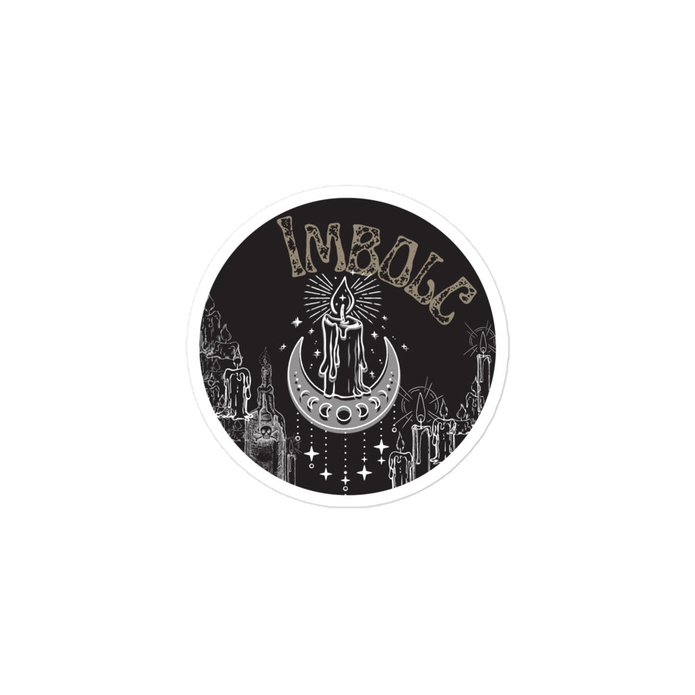 B&W Imbolc Sabbat sticker