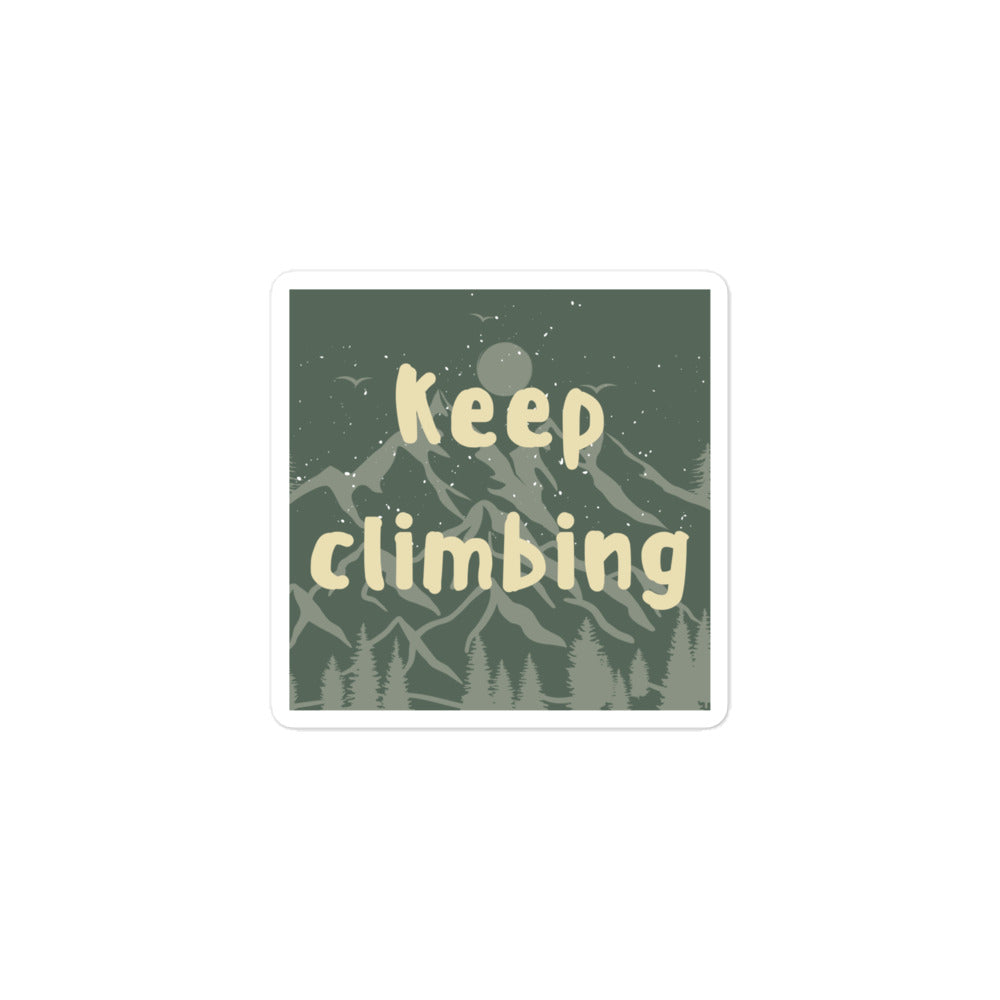 Keep Climbing sticker