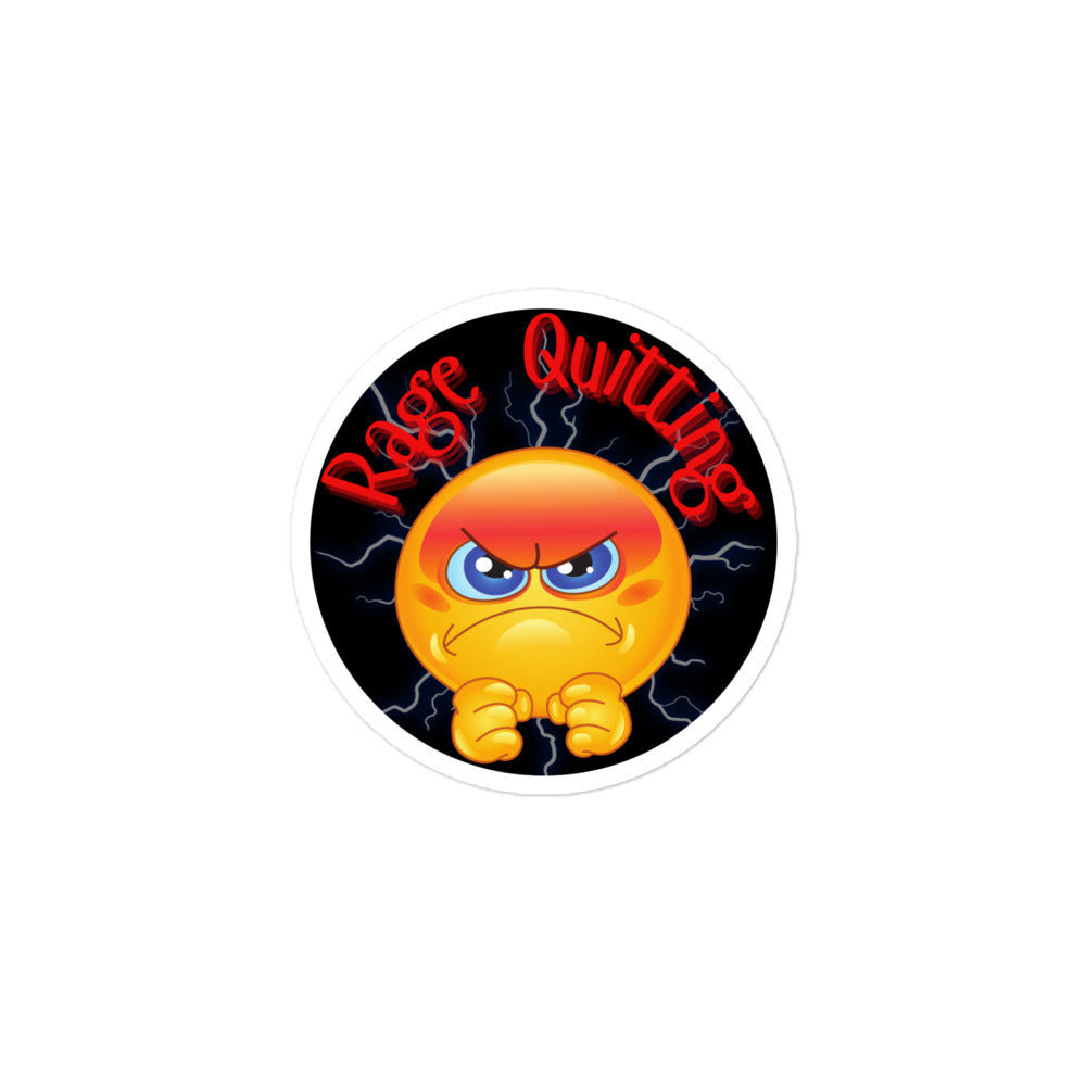 Rage Quitting sticker