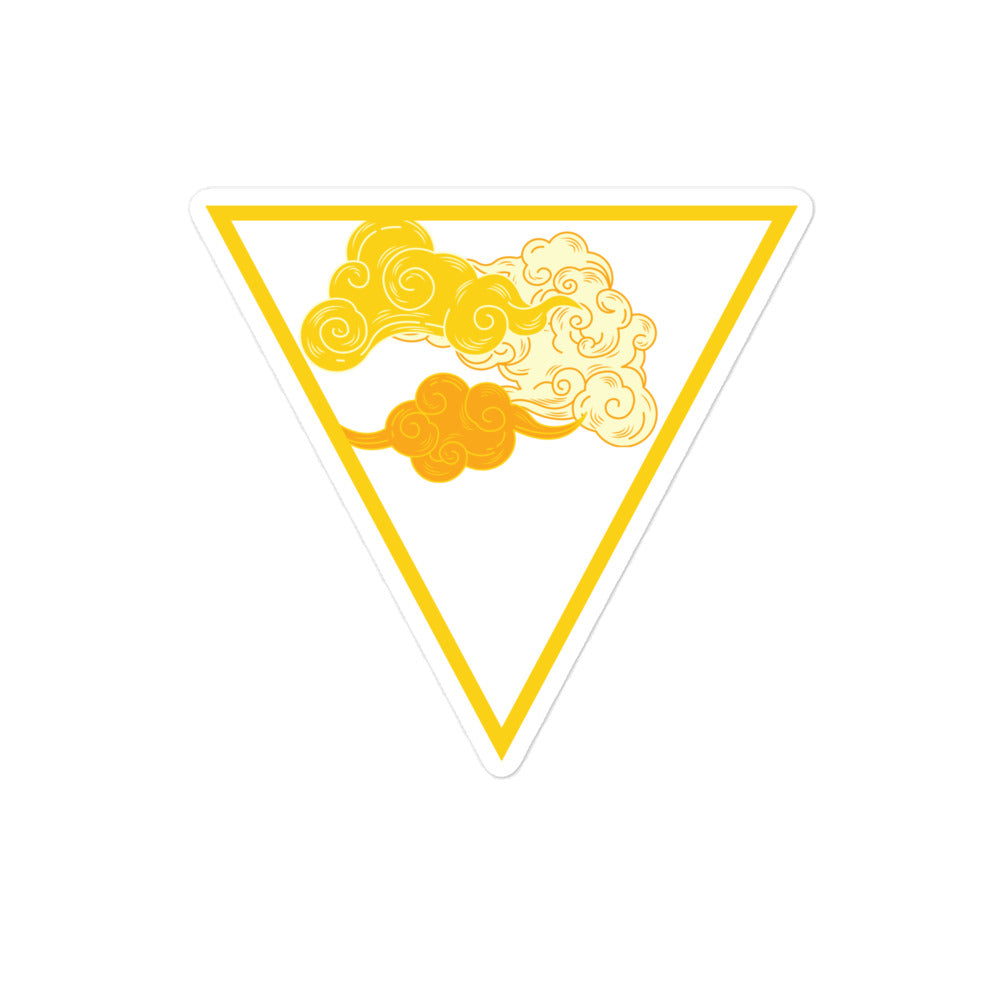 Air elemental symbol sticker