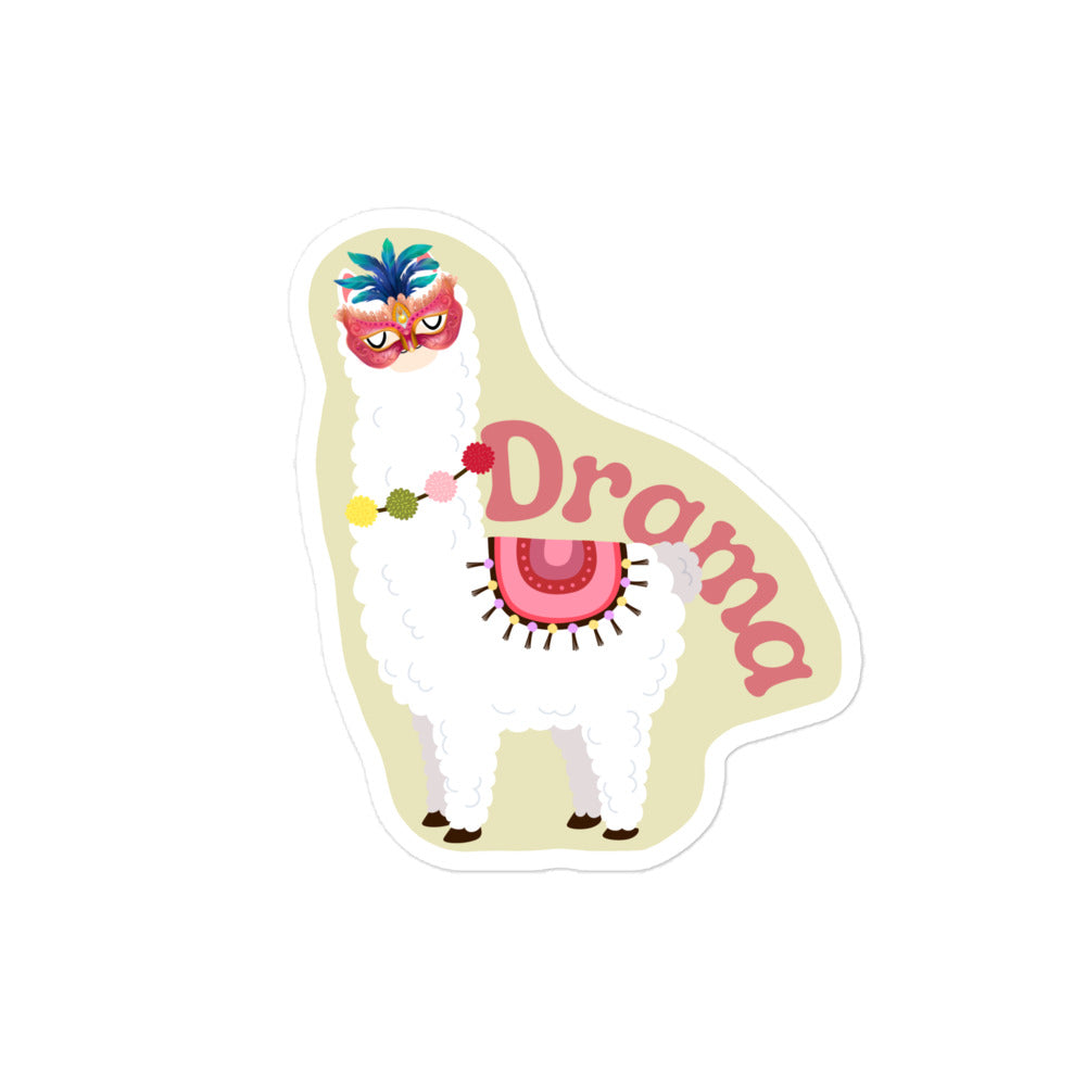 Drama llama sticker