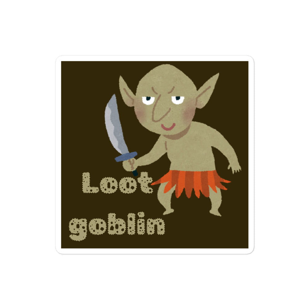 Loot goblin sticker