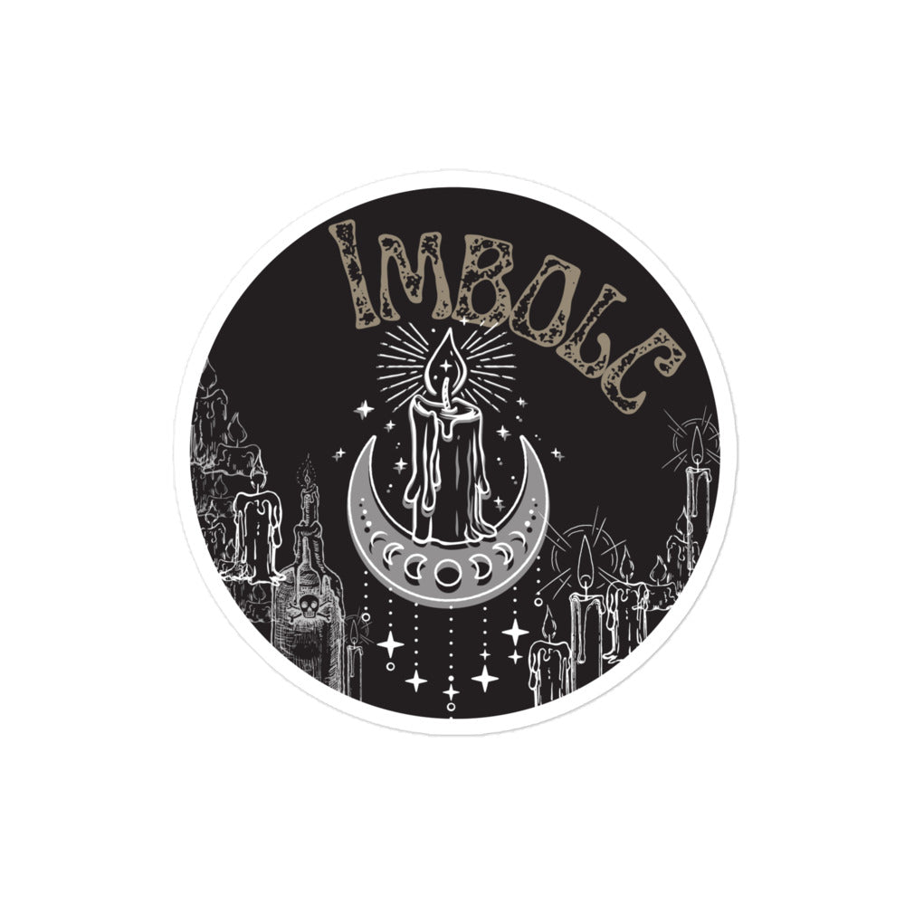 B&W Imbolc Sabbat sticker