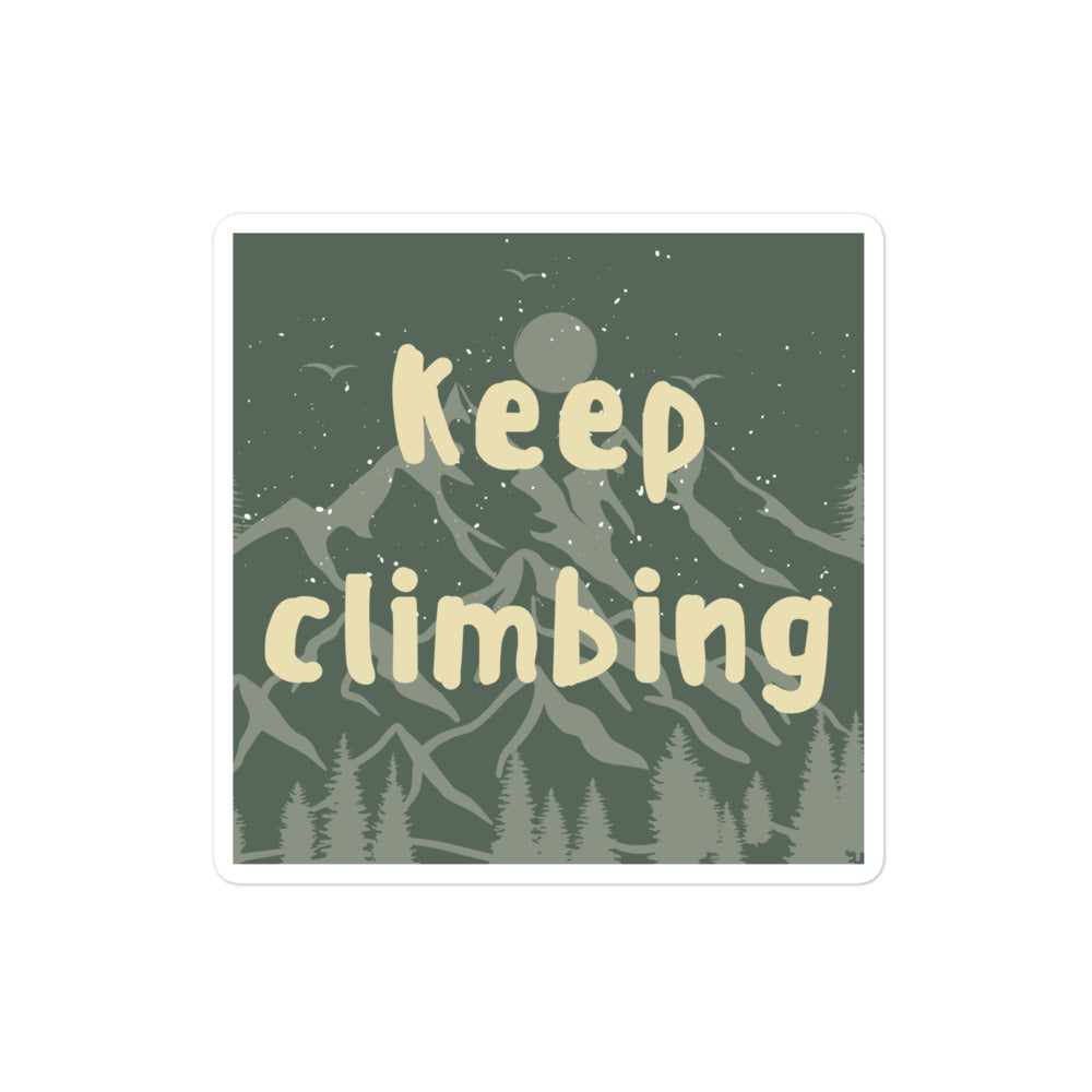 Keep Climbing sticker