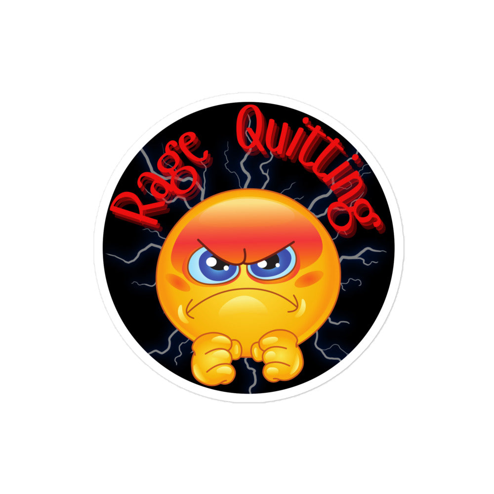 Rage Quitting sticker