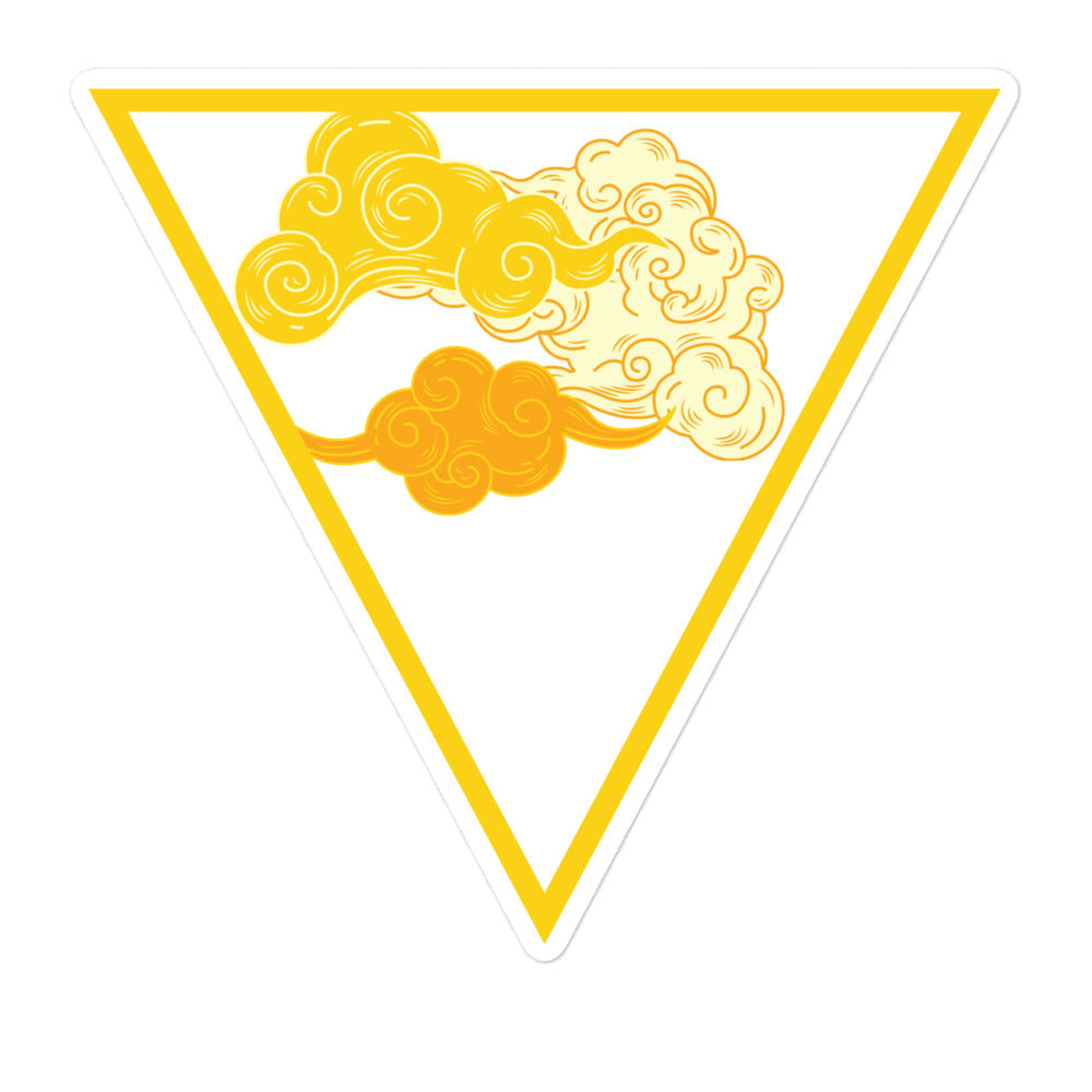 Air elemental symbol sticker