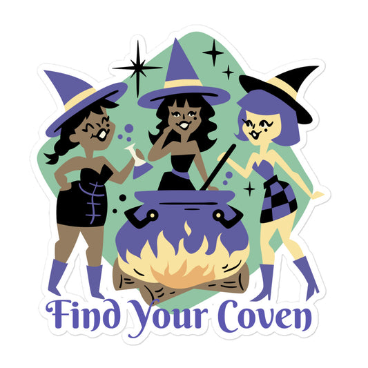 Find your Coven A sticker