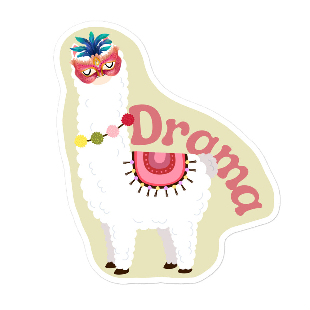 Drama llama sticker