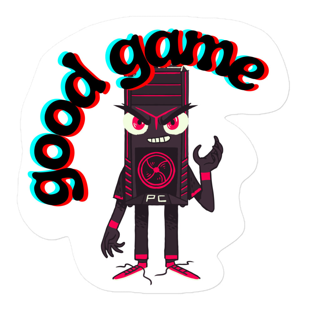 Good game PC sticker