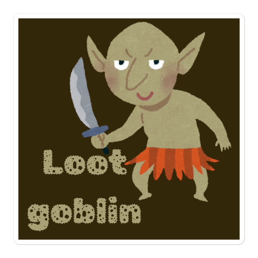 Loot goblin sticker