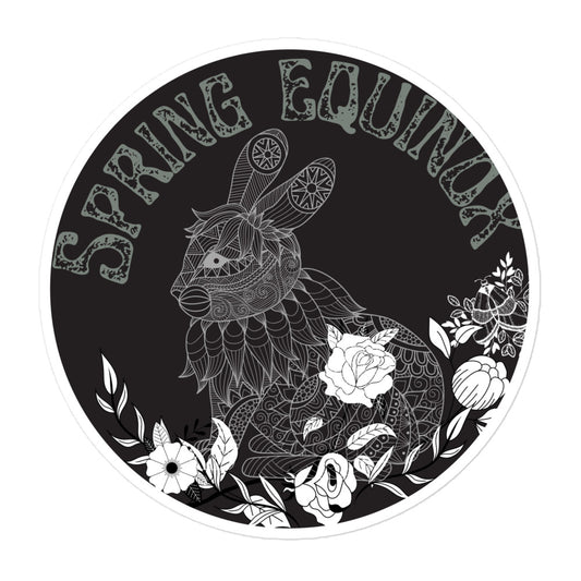 B&W Spring Equinox Sabbat sticker