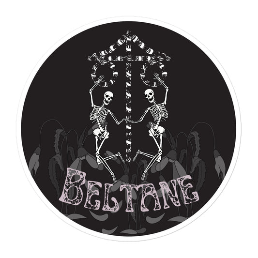 B&W Beltane Sabbat sticker