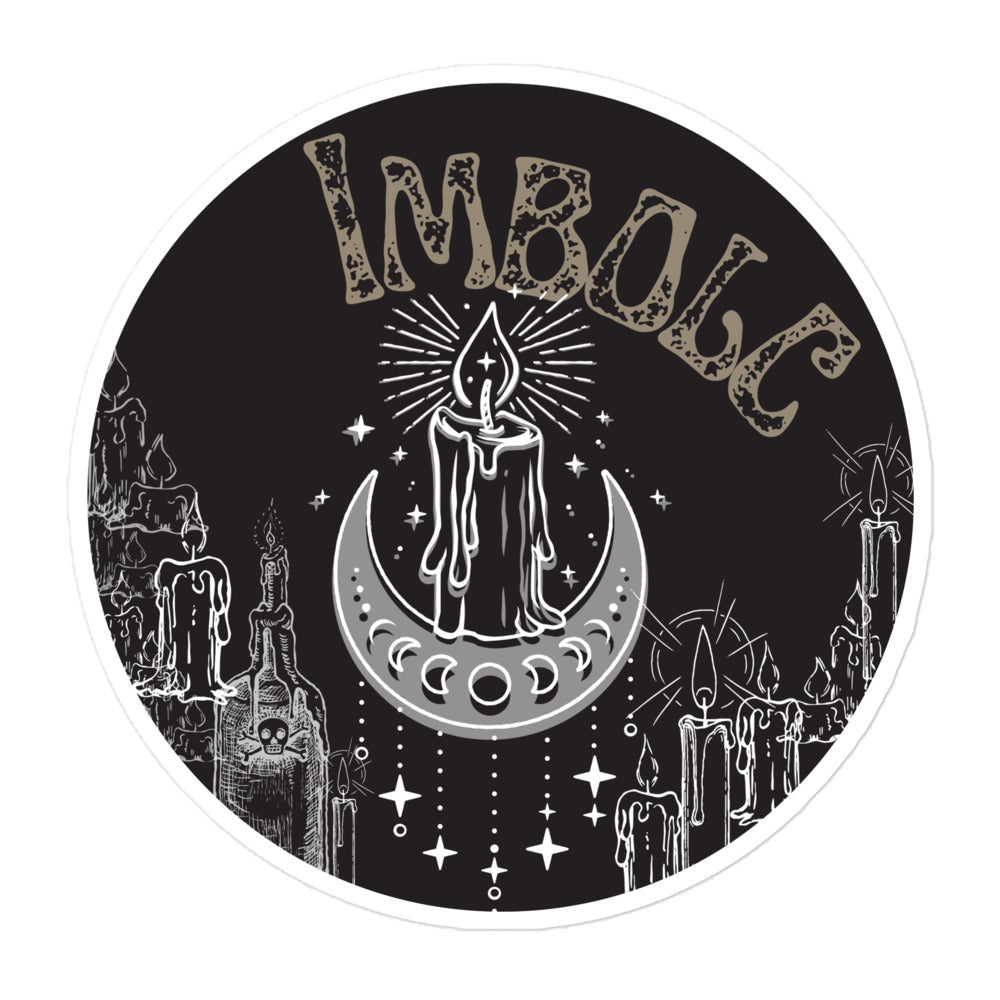 B&W Imbolc Sabbat sticker