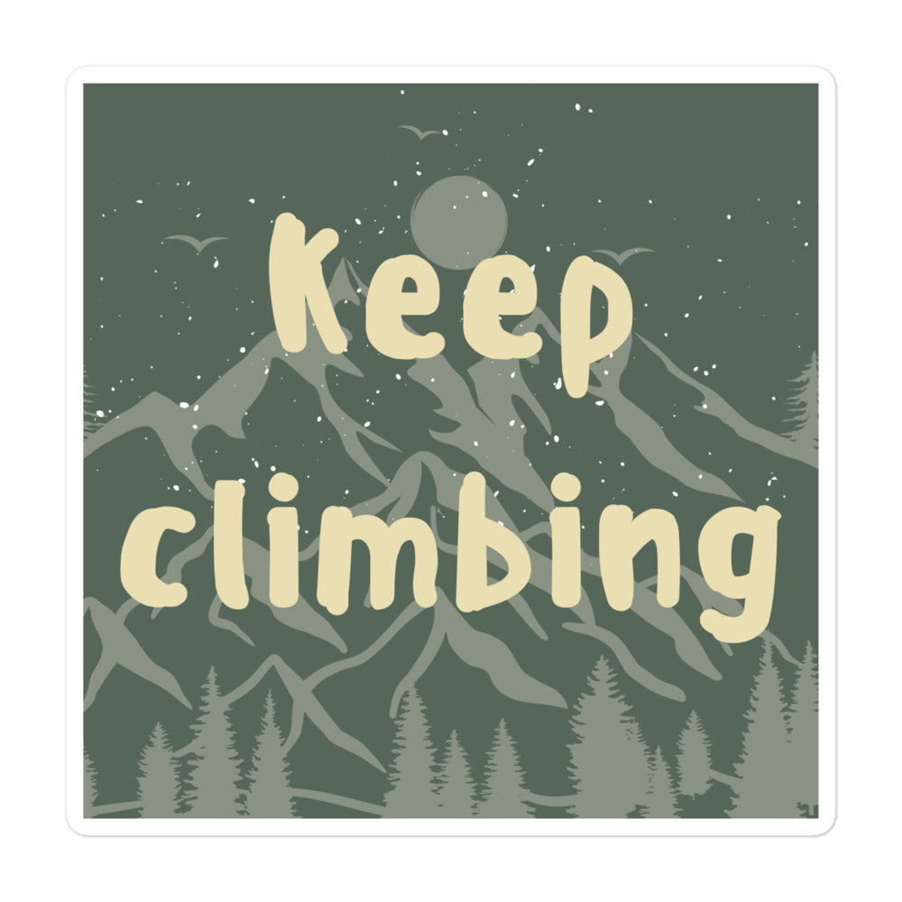 Keep Climbing sticker